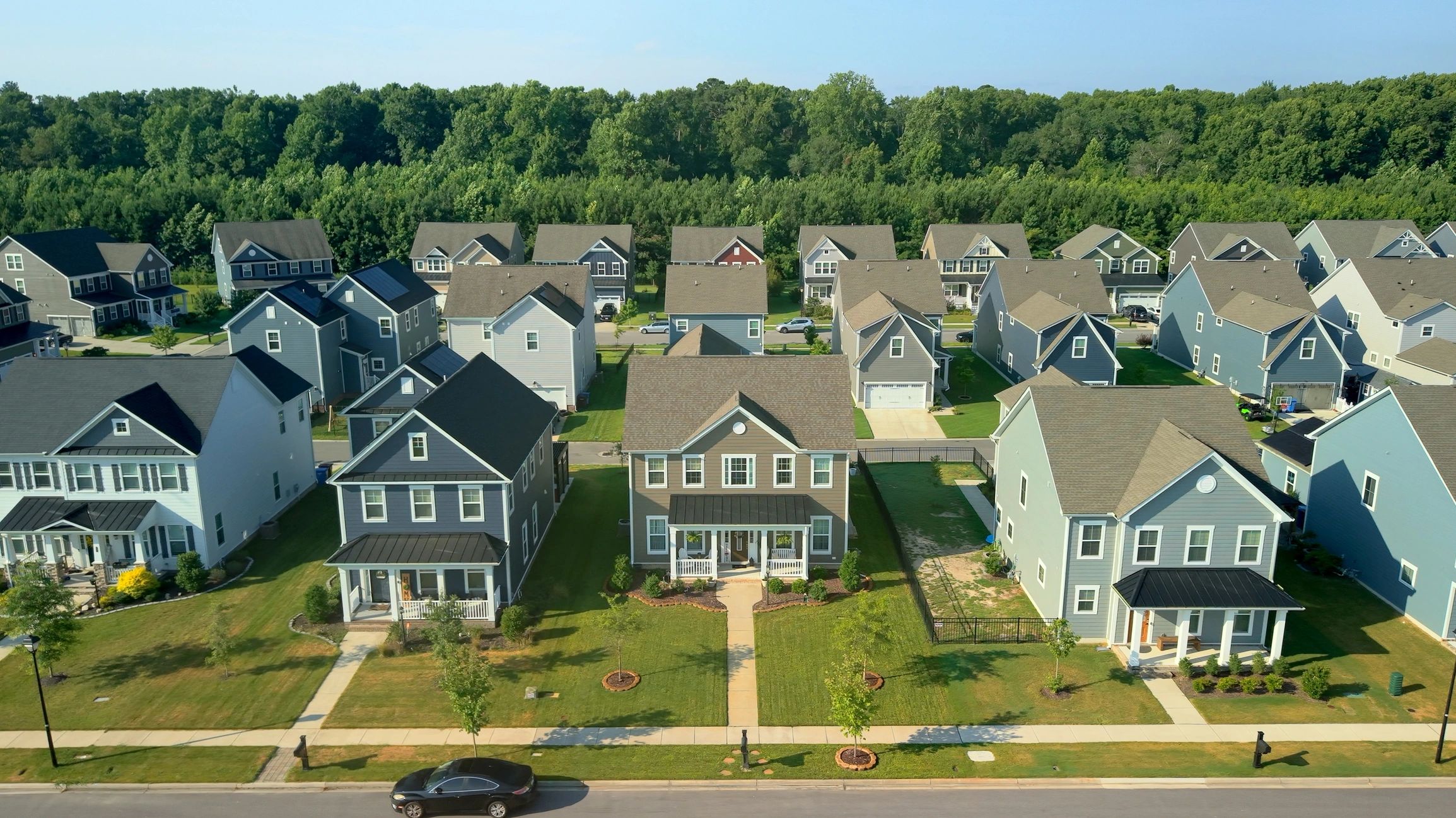 Residential neighborhood homes representing GTA delivery routes